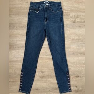Good American Skinny Jeans with Hook & Eye Closure size 6/28